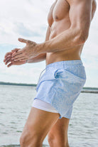 Bermie's Swim Trunks Ocean Motion - 6" w/ liner