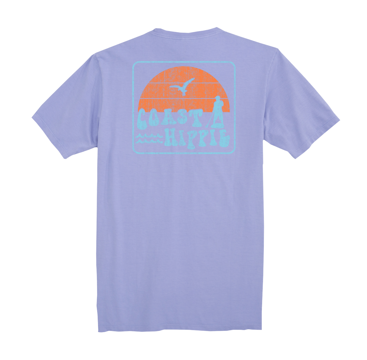 Coast Hippie Sunset Paddle: Unisex T-Shirt