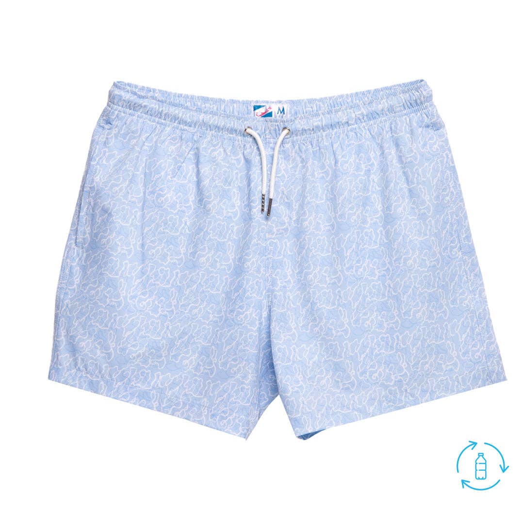 Bermie's Swim Trunks Ocean Motion - 6" w/ liner