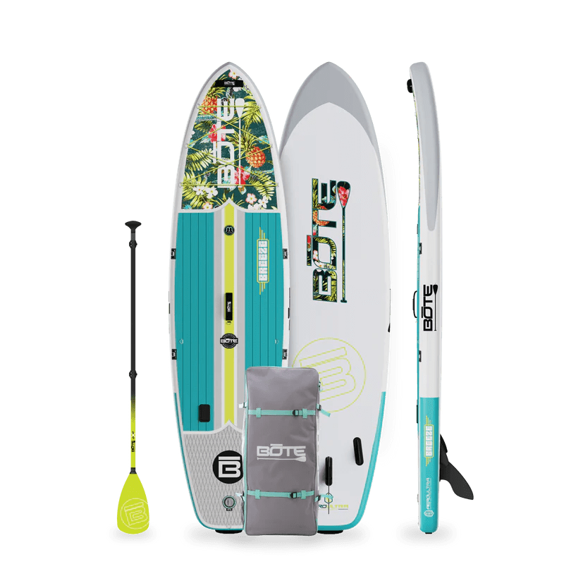 BOTE Breeze Aero 10′6” Native Floral Cuda Inflatable Paddle Board