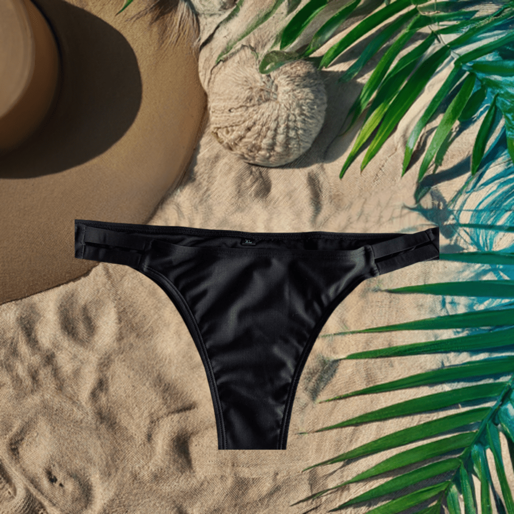 Black Swim Bikini Bottoms