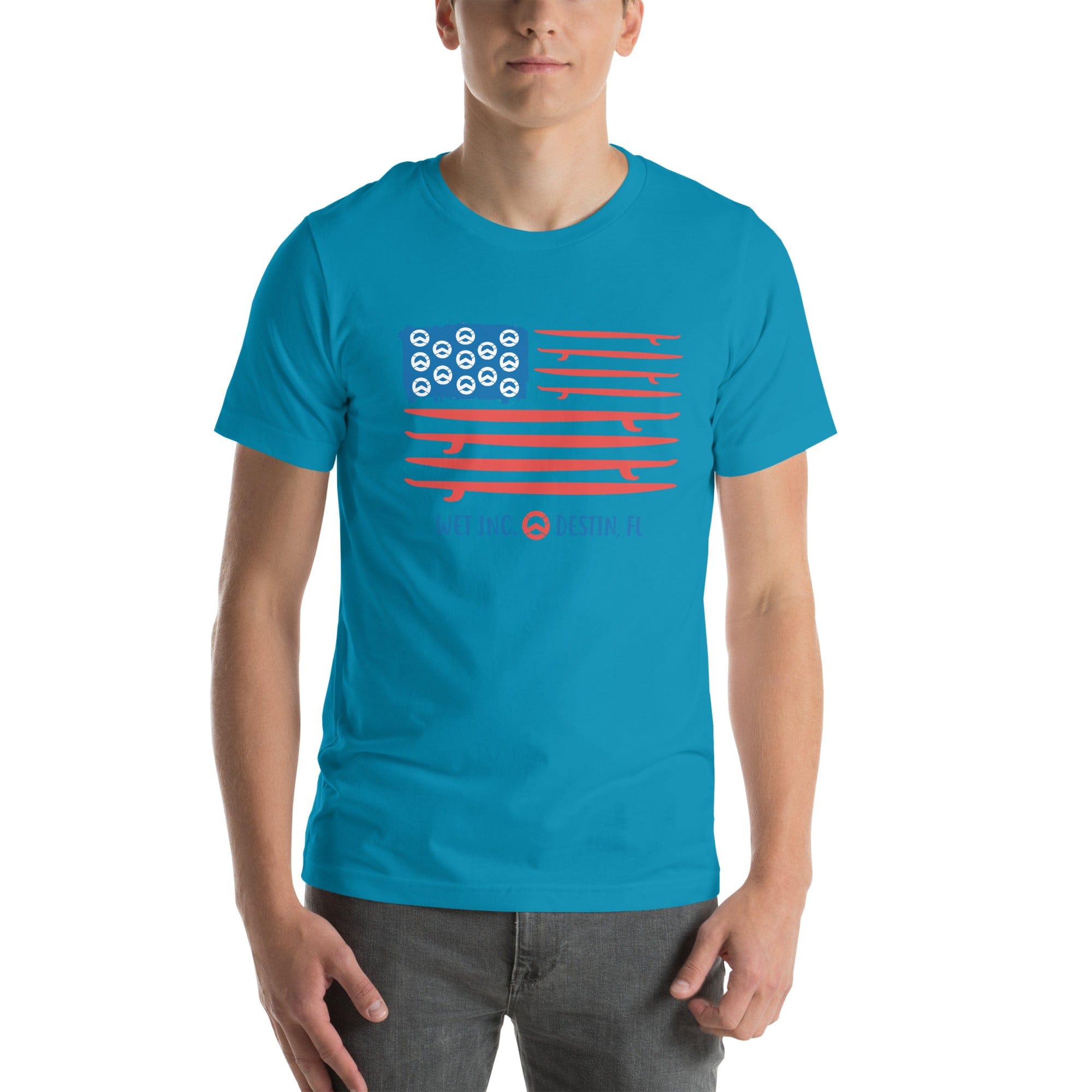 Patriotic Surfboard T-shirt