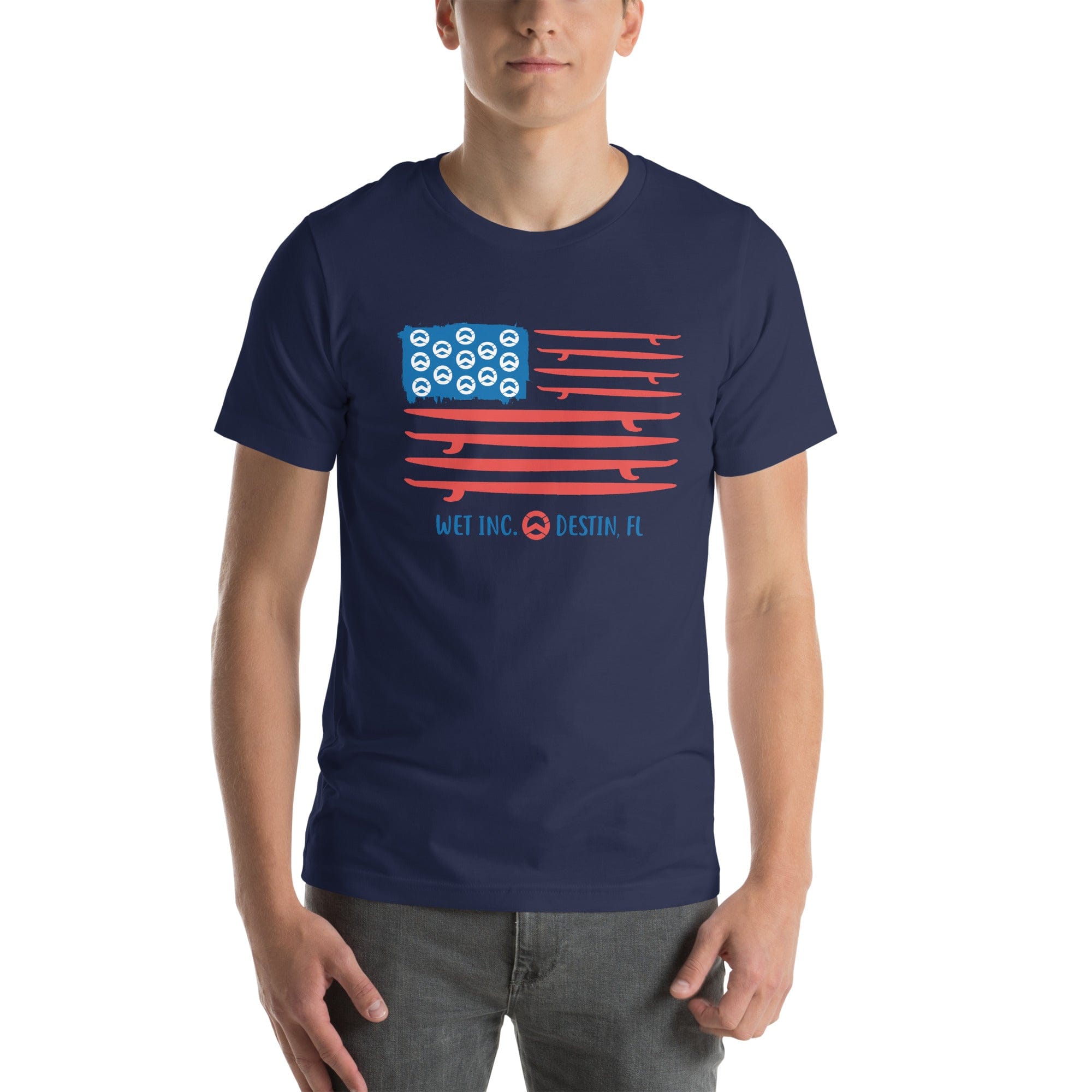 Patriotic Surfboard T-shirt