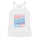 Destin beach Women's Racerback Tank