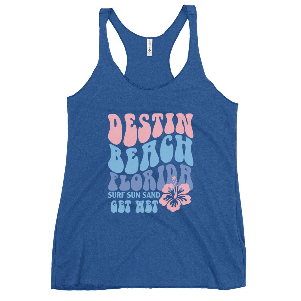 Destin beach Women's Racerback Tank
