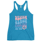 Destin beach Women's Racerback Tank