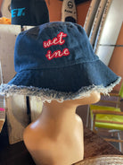 Wet Inc Distressed Bucket Denim Hat