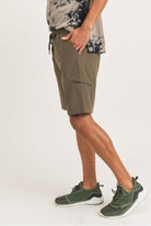 Mono B MEN - Active Drawstring Shorts with Zippered Pouch